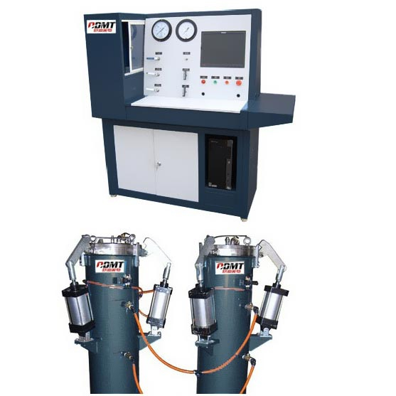 Máquina de calibración del tanque de gas de respiración